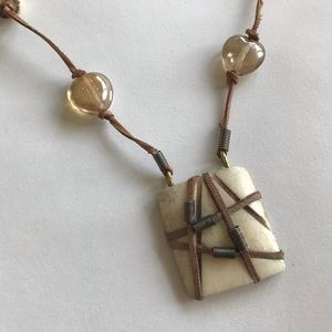 Mixed Media Artisan Necklace